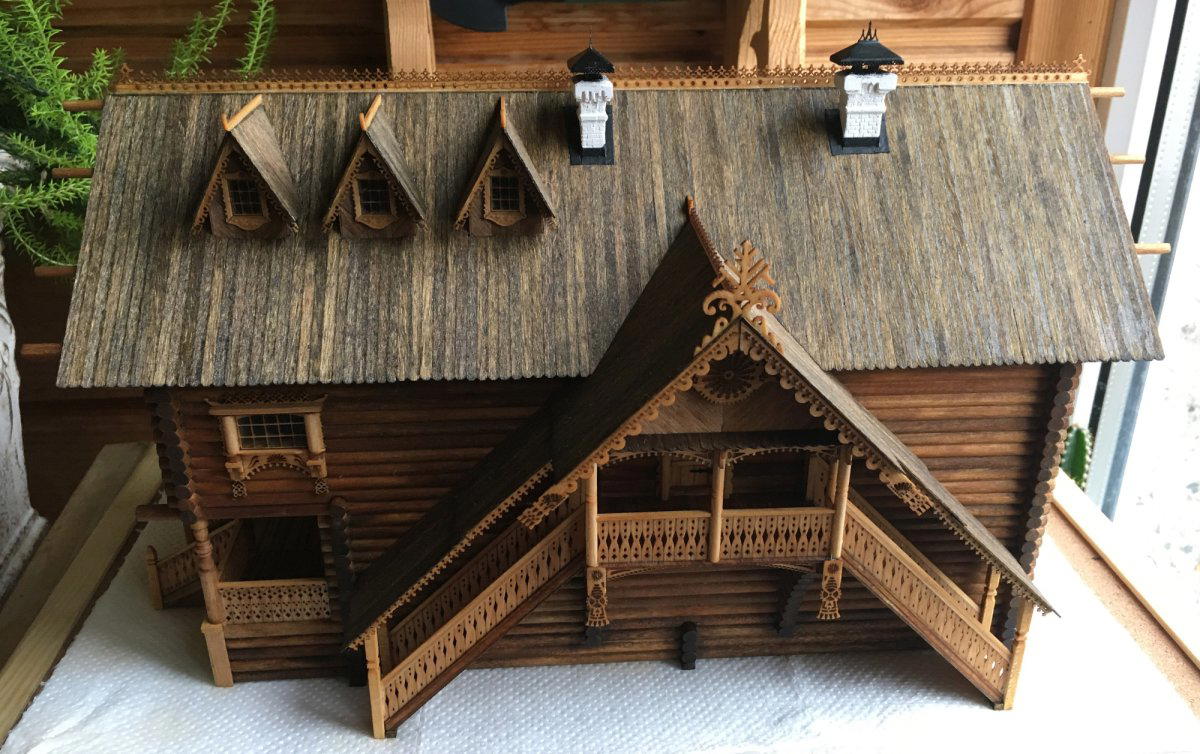 Терем в Китай-городе, 3370 деталей Масштаб 1:72