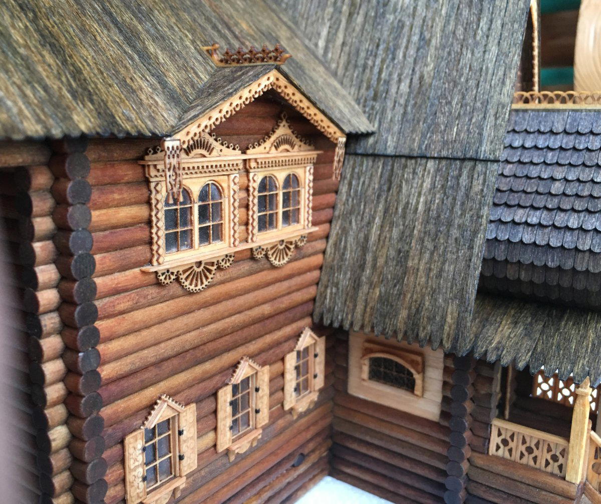 Терем в Китай-городе, 3370 деталей Масштаб 1:72