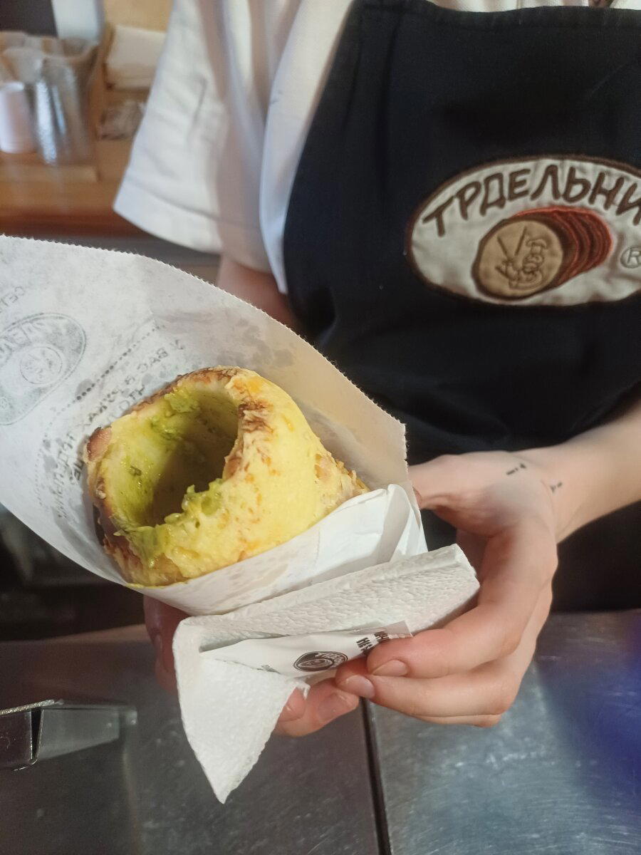 Я попробовала трдельник)