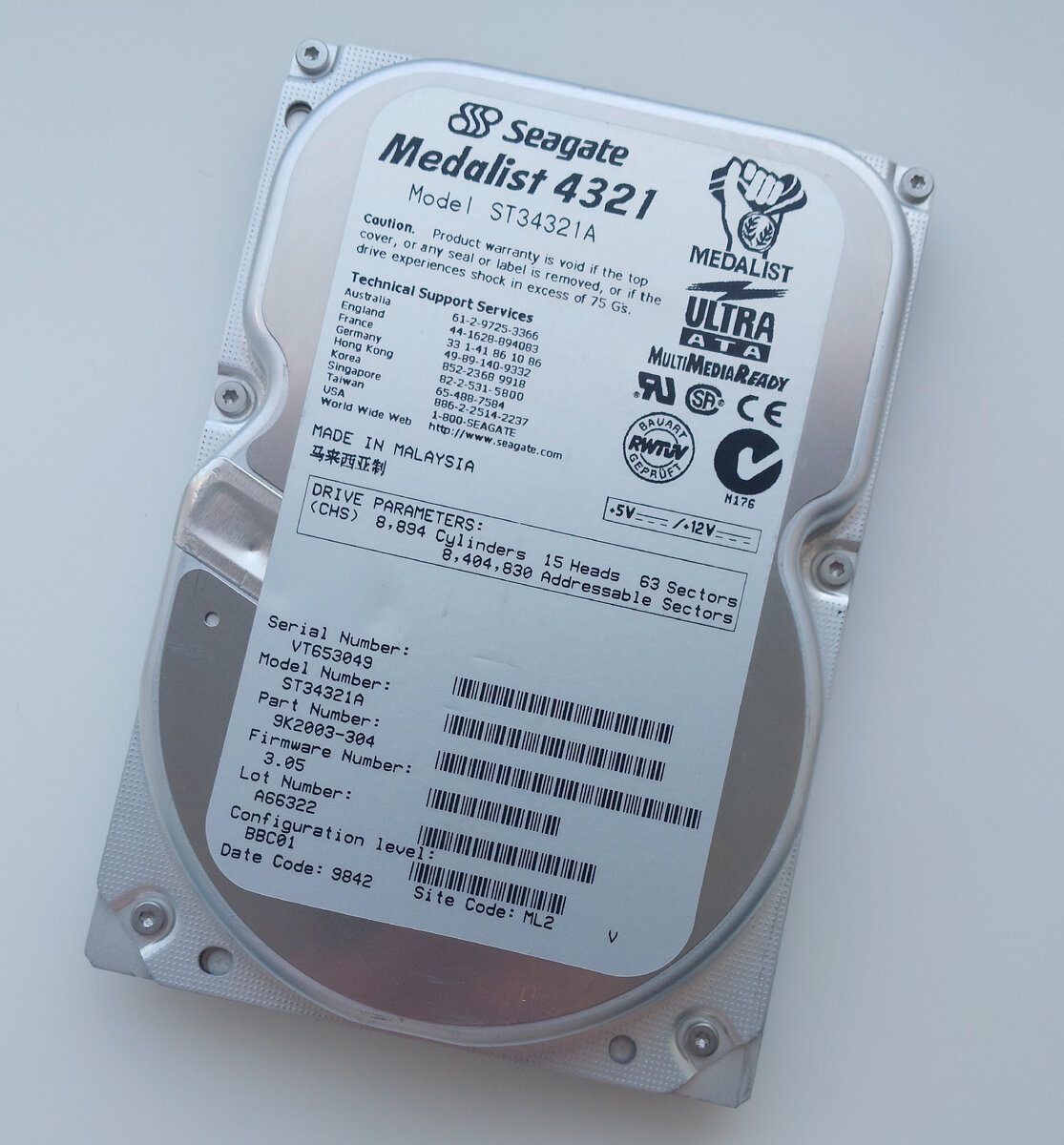 Seagate Medalist 4321 ST34321A