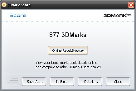 3DMark 2003.