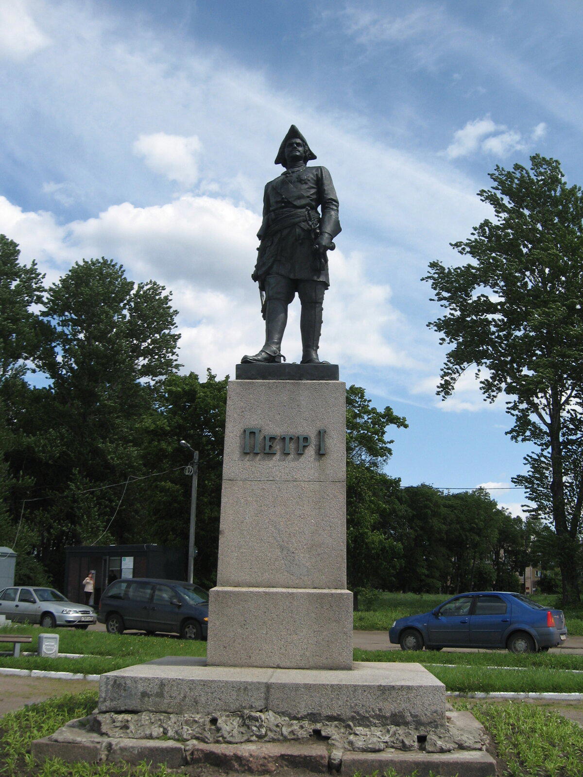 Памятник Петру Первому в Шлиссельбурге.
