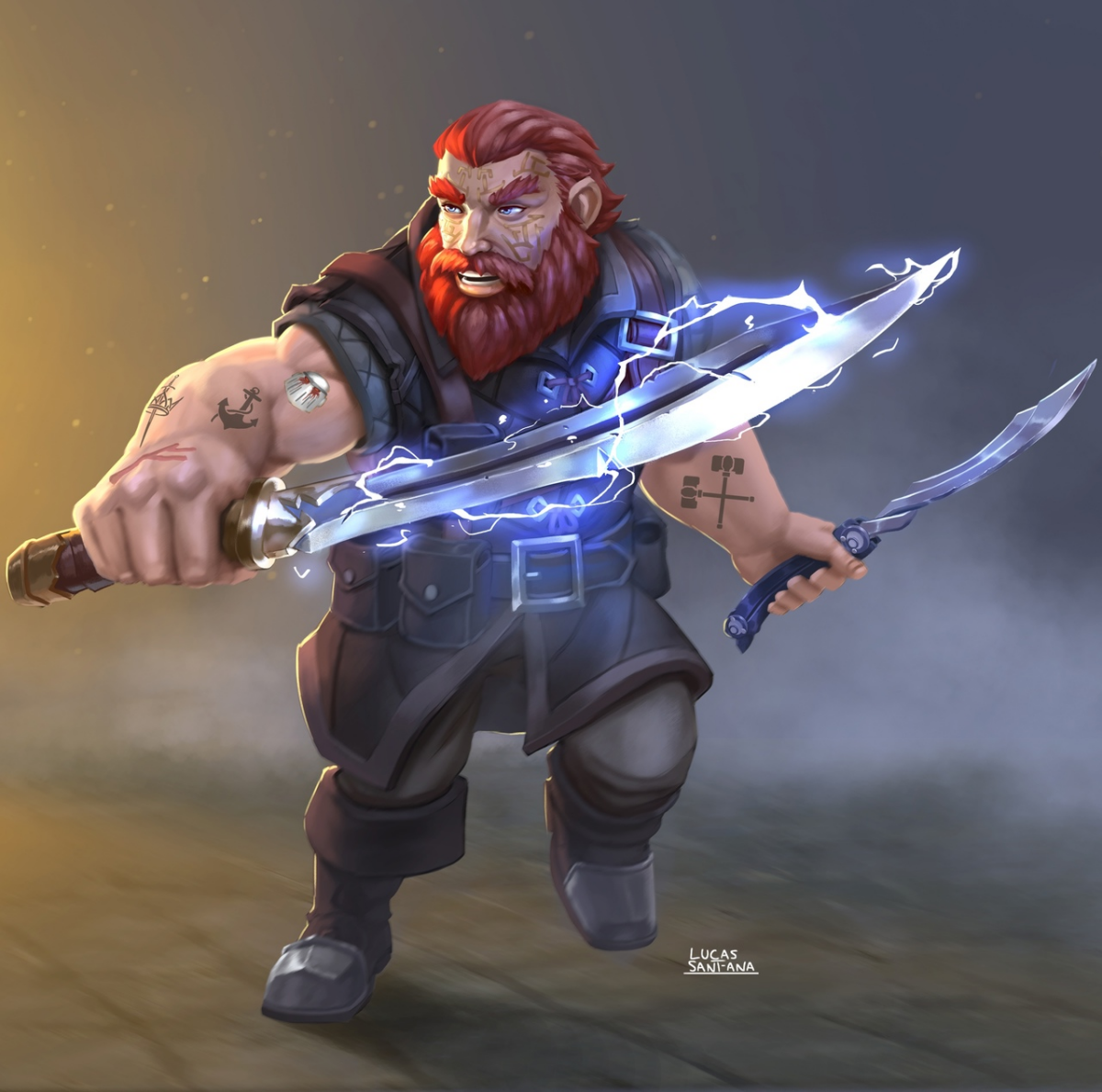 Персонажи DnD от художника Santluke