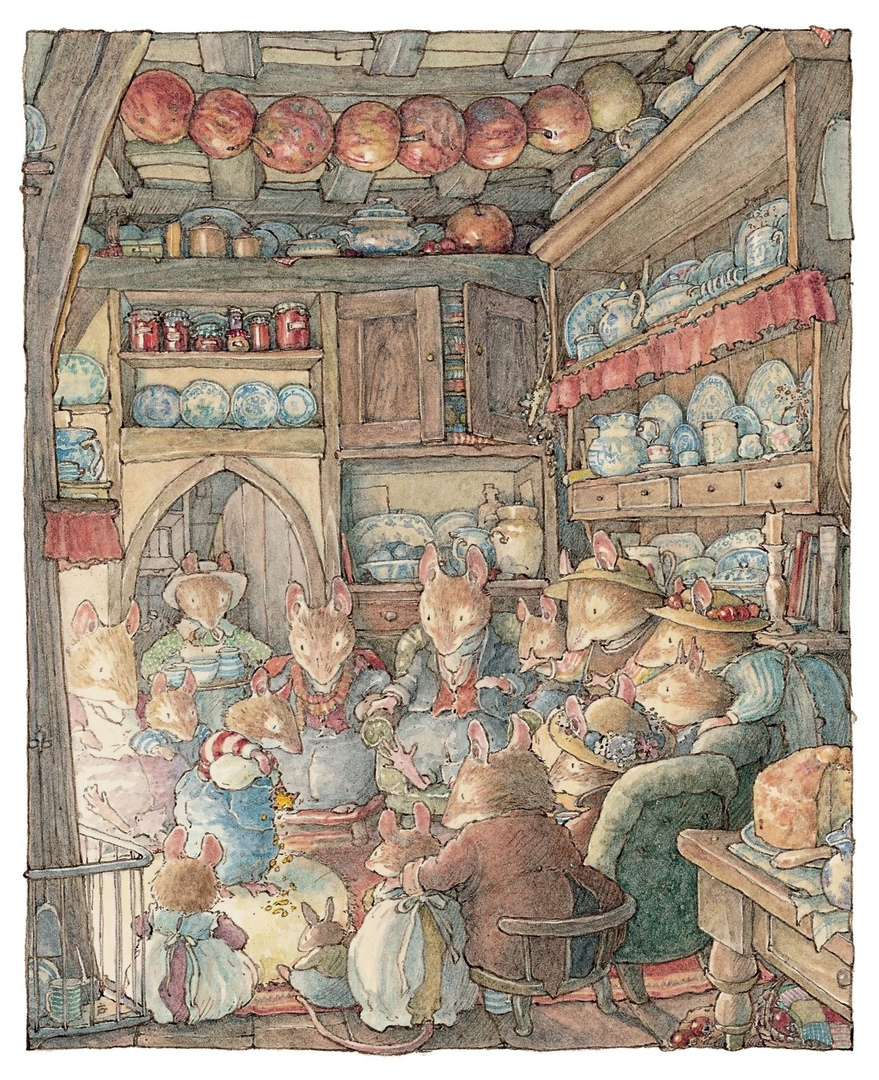 Жизнь милых маленьких мышек от художника Brambly Hedge