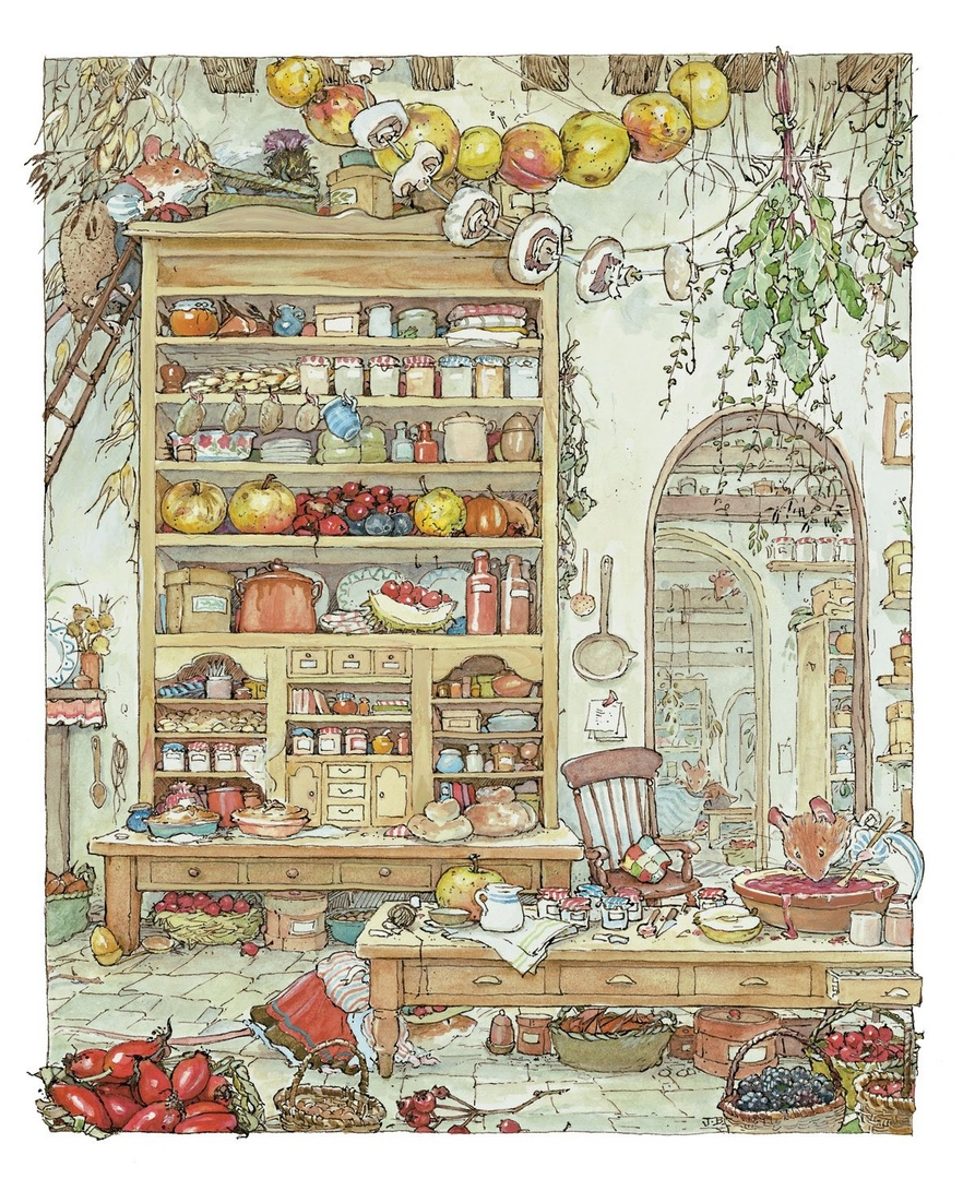 Жизнь милых маленьких мышек от художника Brambly Hedge