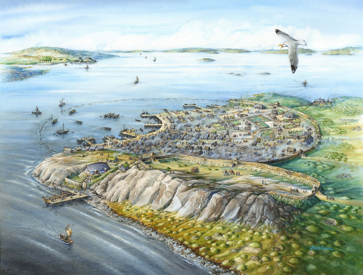 Исторические иллюстрации VÄNEHEM показывают, как была устроена жизнь викингов