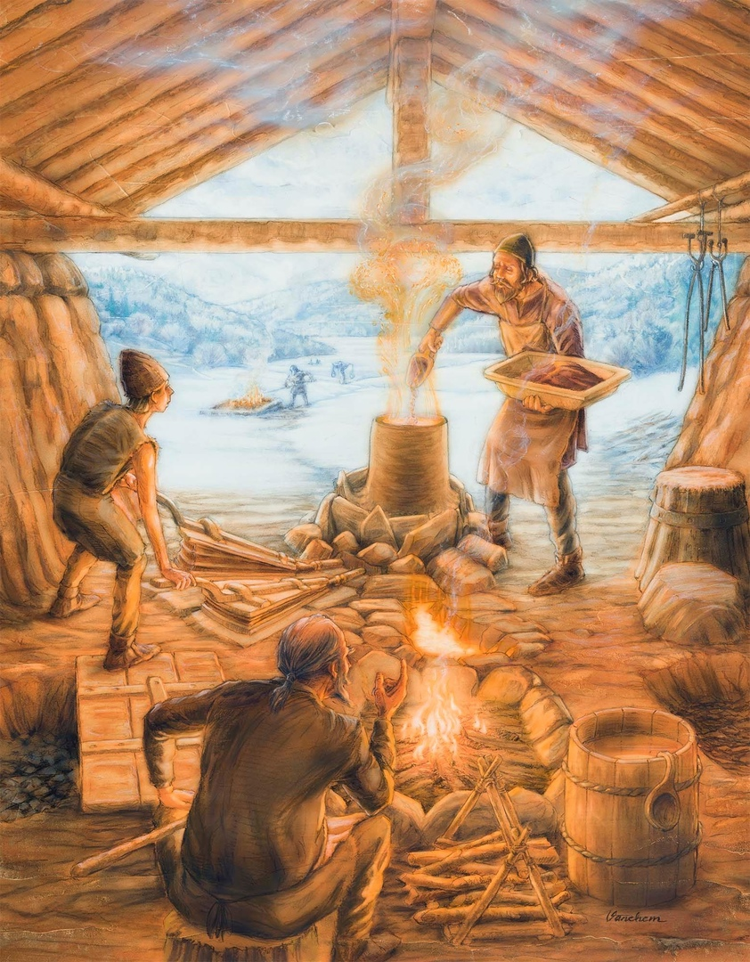 Исторические иллюстрации VÄNEHEM показывают, как была устроена жизнь викингов