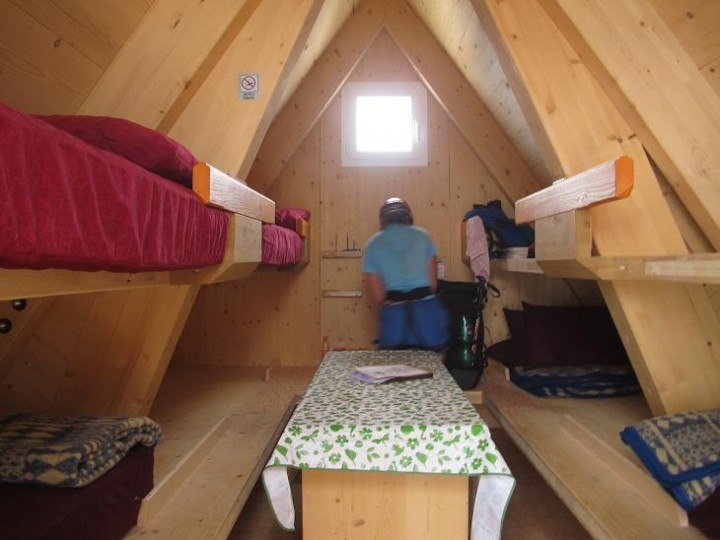 Высокогорный домик A-Frame для альпинистов