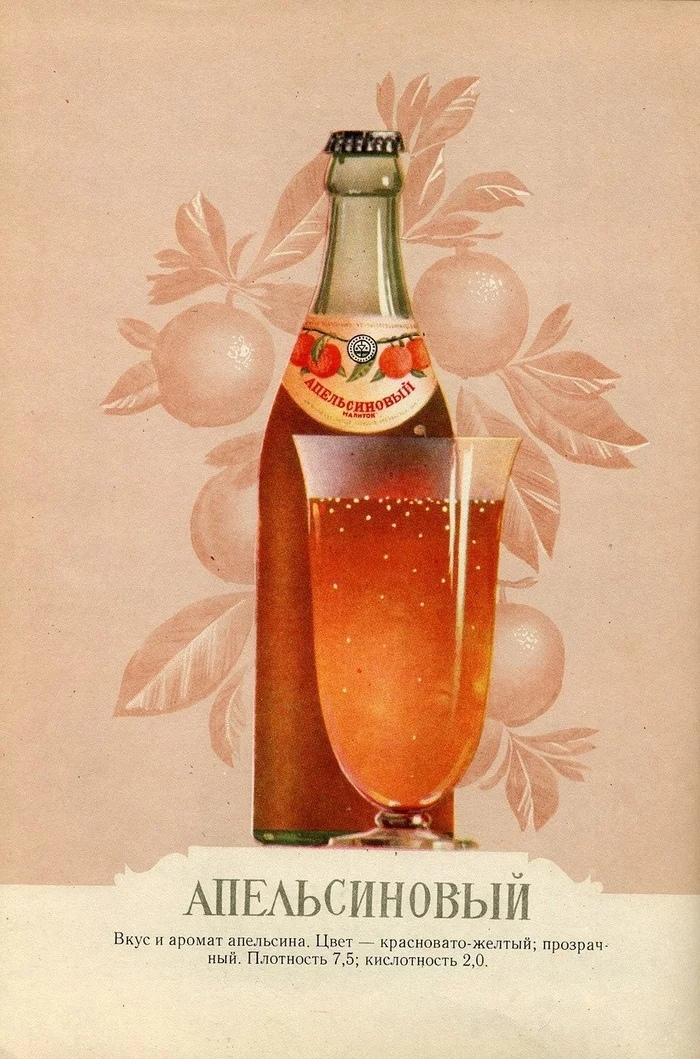 Советские напитки из 1957 года