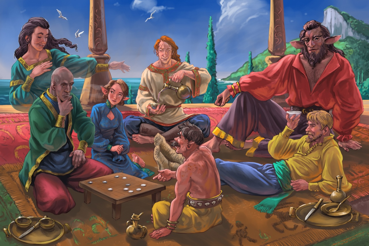 Партия моих игроков в ДнД (Adnd 2e)