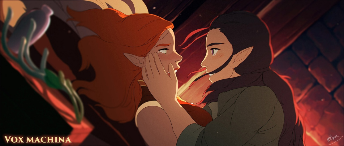 Персонажи и события 1 кампании Critical Role - группы актеров озвучки и игроков в ДнД от художника Lap Pun Cheung
