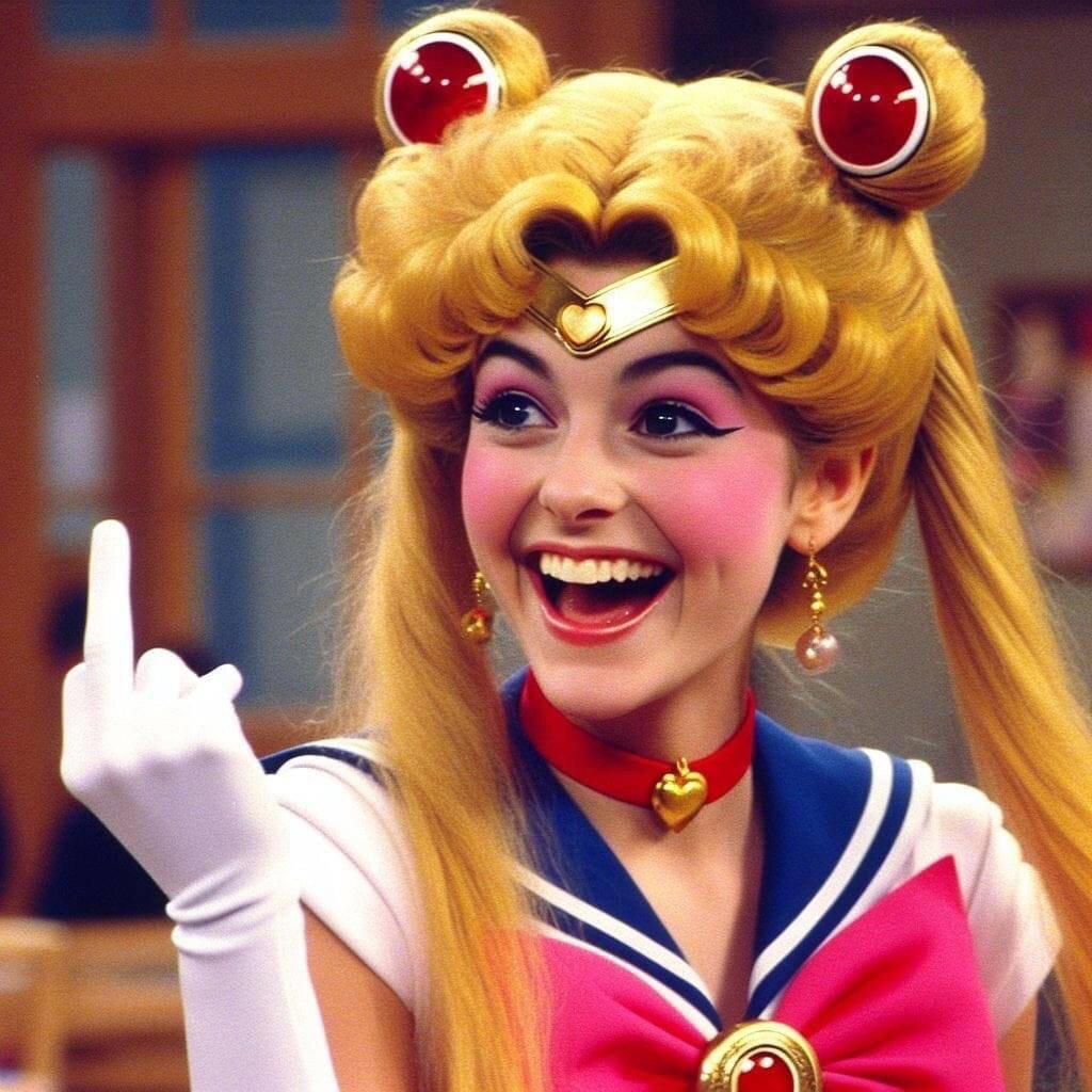 Вырезанные сцены с не вышедшего сериала Сейлор Мун