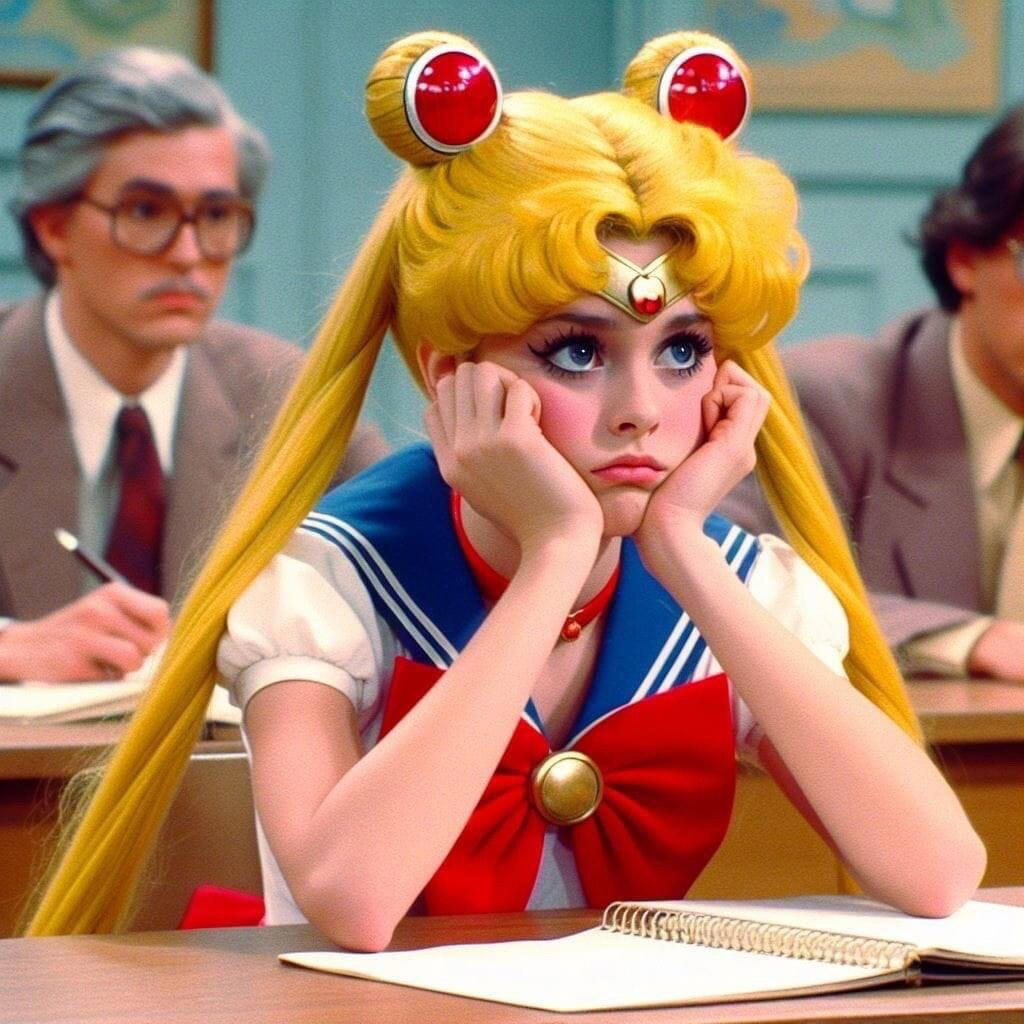 Вырезанные сцены с не вышедшего сериала Сейлор Мун