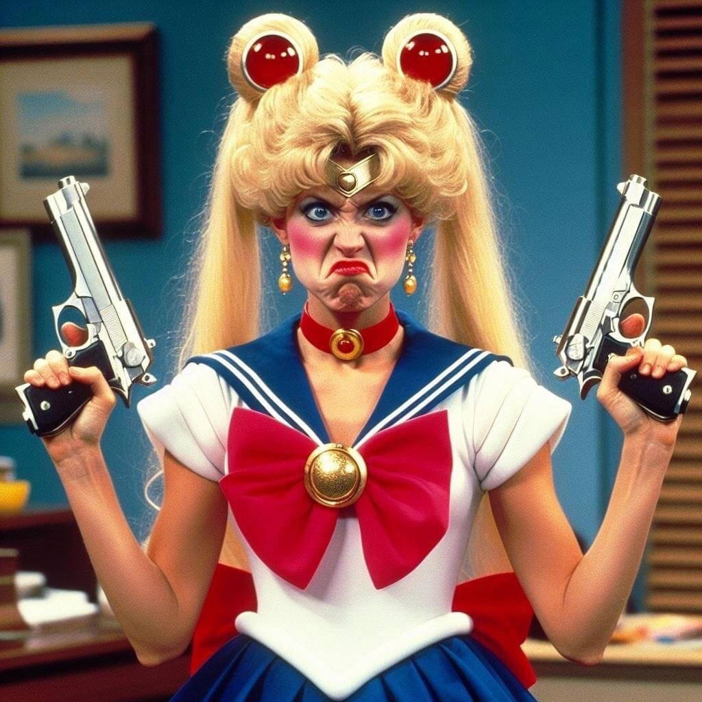 Вырезанные сцены с не вышедшего сериала Сейлор Мун