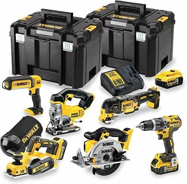 Набор бесщеточных аккумуляторных инструментов DeWALT