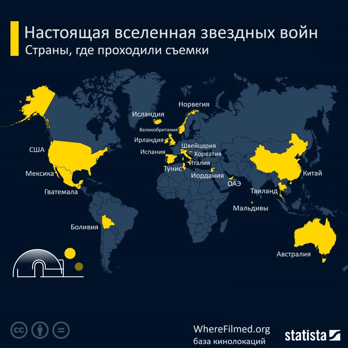 Настоящая вселенная Звездных Войн
