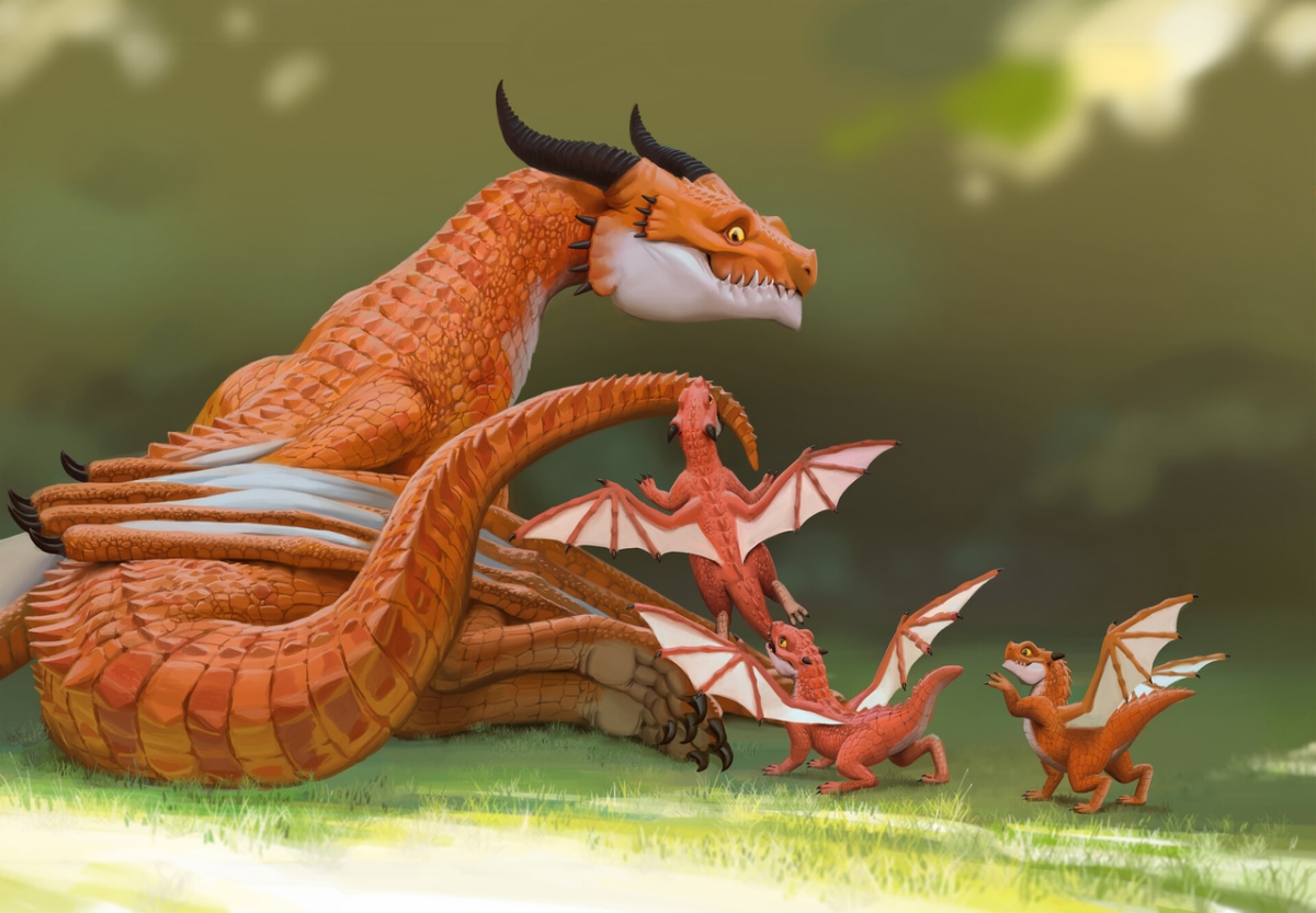Еще немного иллюстраций War Dragons - серия авторских артов от KK Zhang