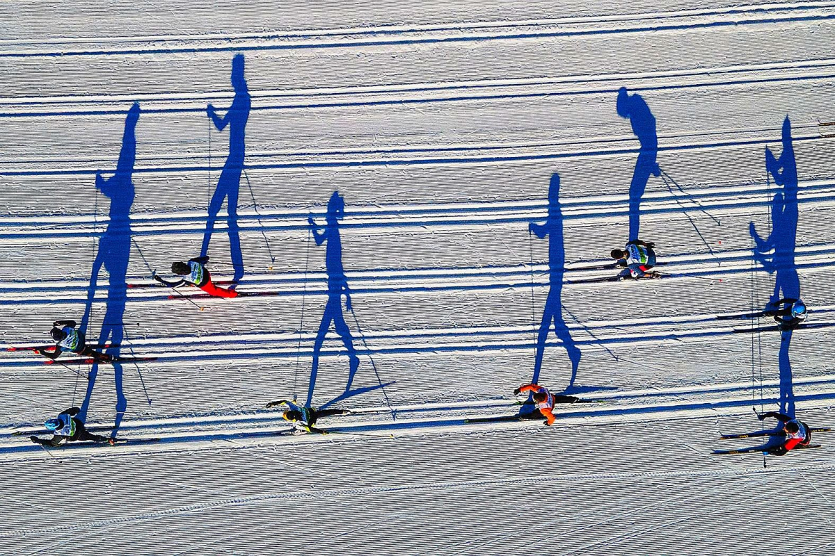 ⛷ Что общего между лыжной гонкой и нотным станом?