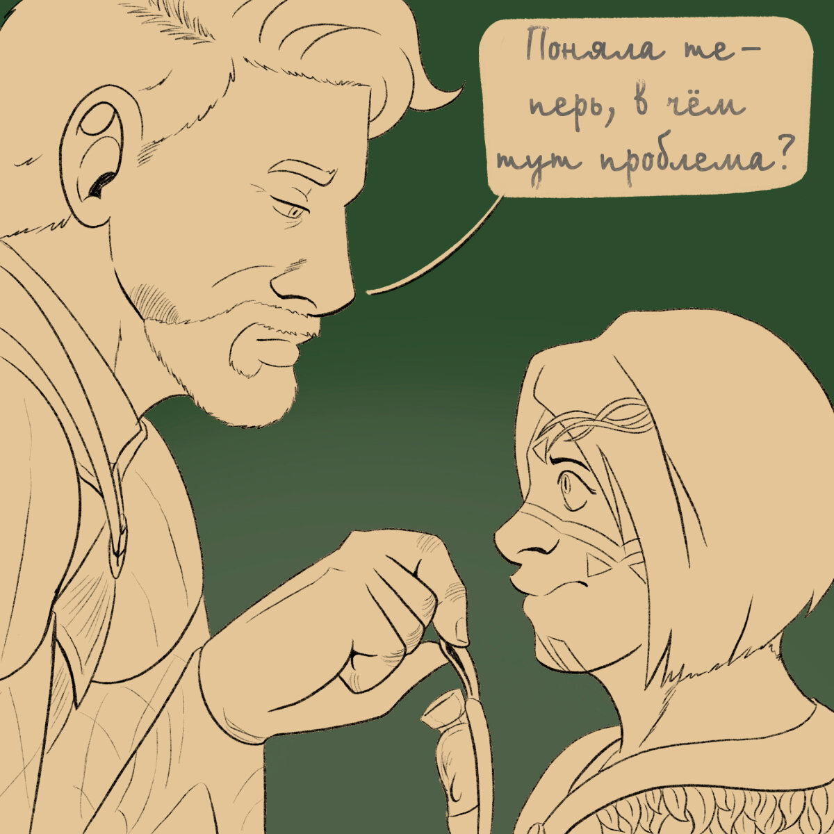 Перевод комикса по Baldur's Gate III ч.1