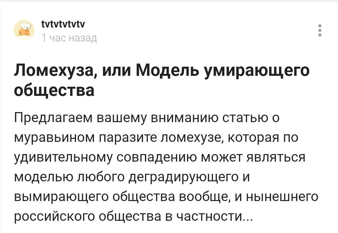 Российское общество в частности