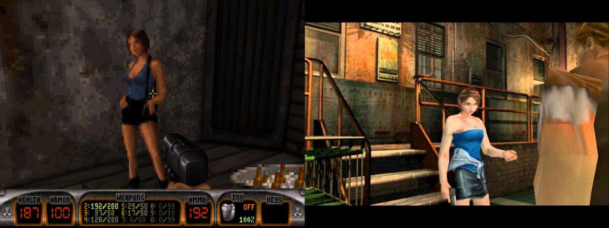 Мне одному кажется, что эта барышня очень сильно похожа на Джил из RE3?