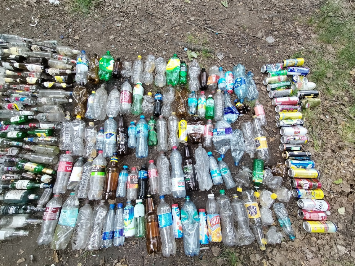 Какого мусора больше всего в парке?
