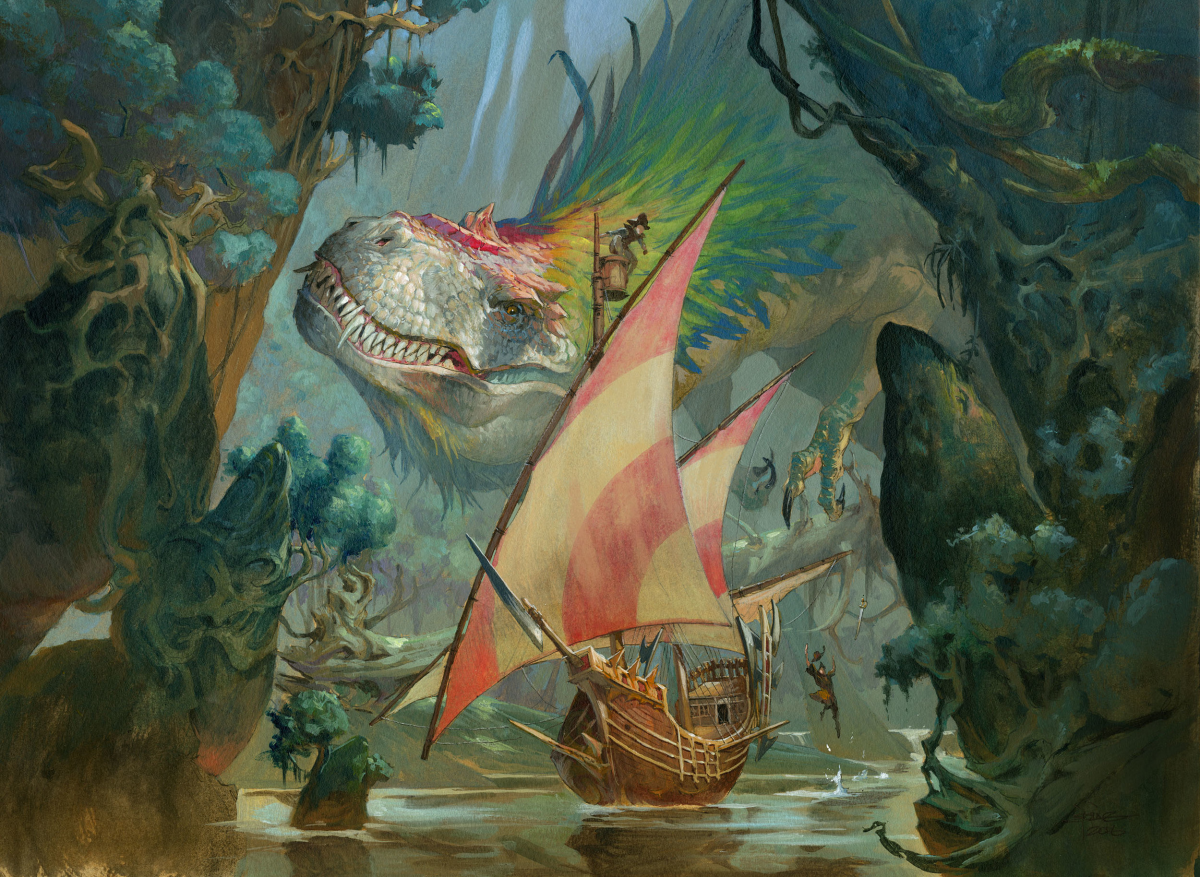 Множество красочных иллюстраций для карточной игры Magic the Gathering, создано художником Jesper Ejsing