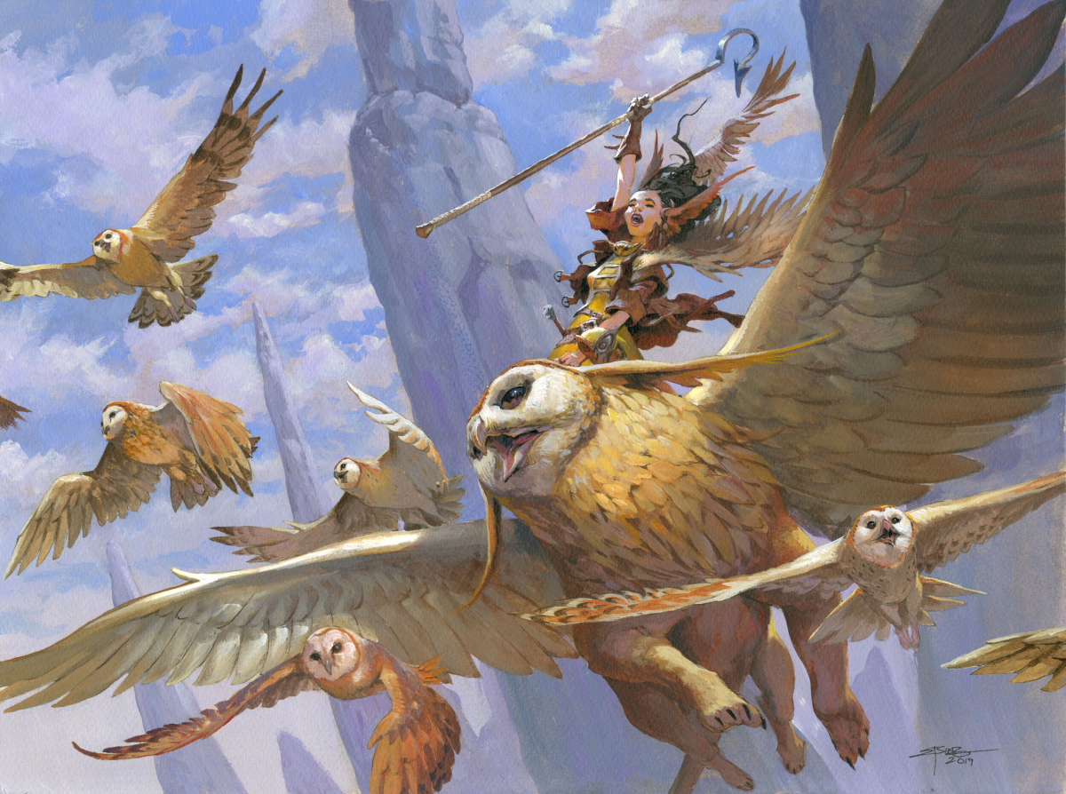 Множество красочных иллюстраций для карточной игры Magic the Gathering, создано художником Jesper Ejsing