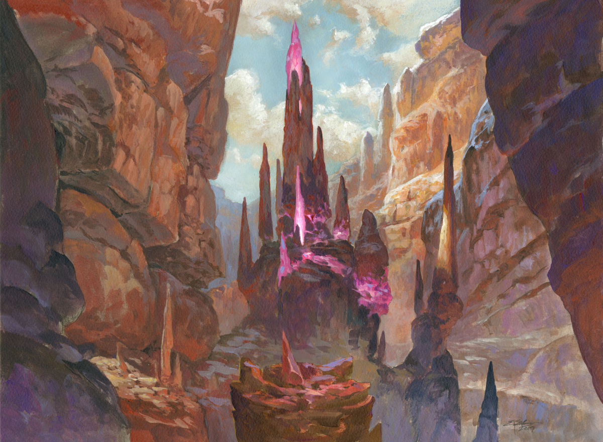 Множество красочных иллюстраций для карточной игры Magic the Gathering, создано художником Jesper Ejsing