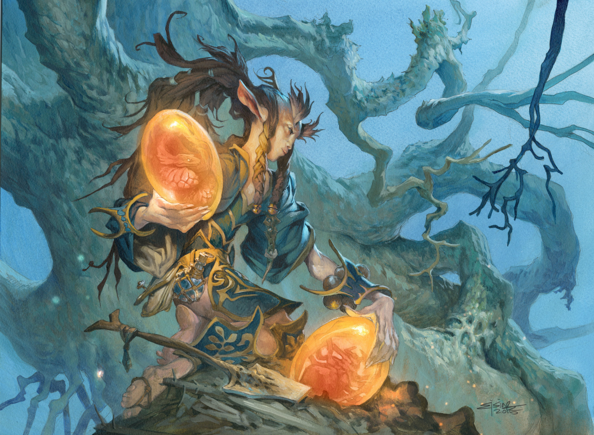 Множество красочных иллюстраций для карточной игры Magic the Gathering, создано художником Jesper Ejsing