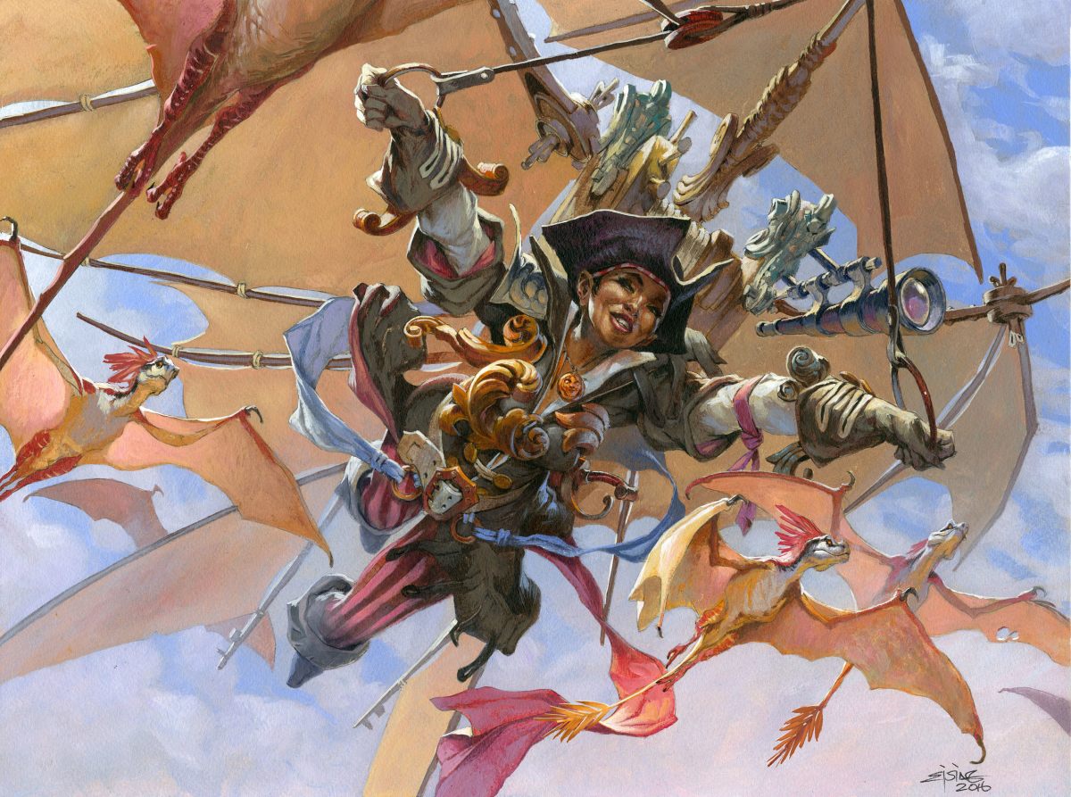 Множество красочных иллюстраций для карточной игры Magic the Gathering, создано художником Jesper Ejsing