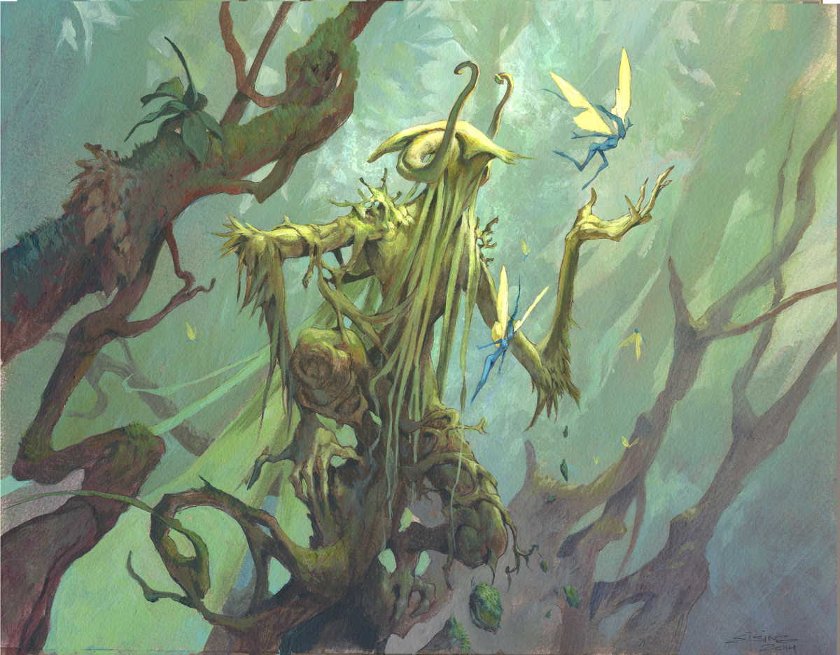 Множество красочных иллюстраций для карточной игры Magic the Gathering, создано художником Jesper Ejsing