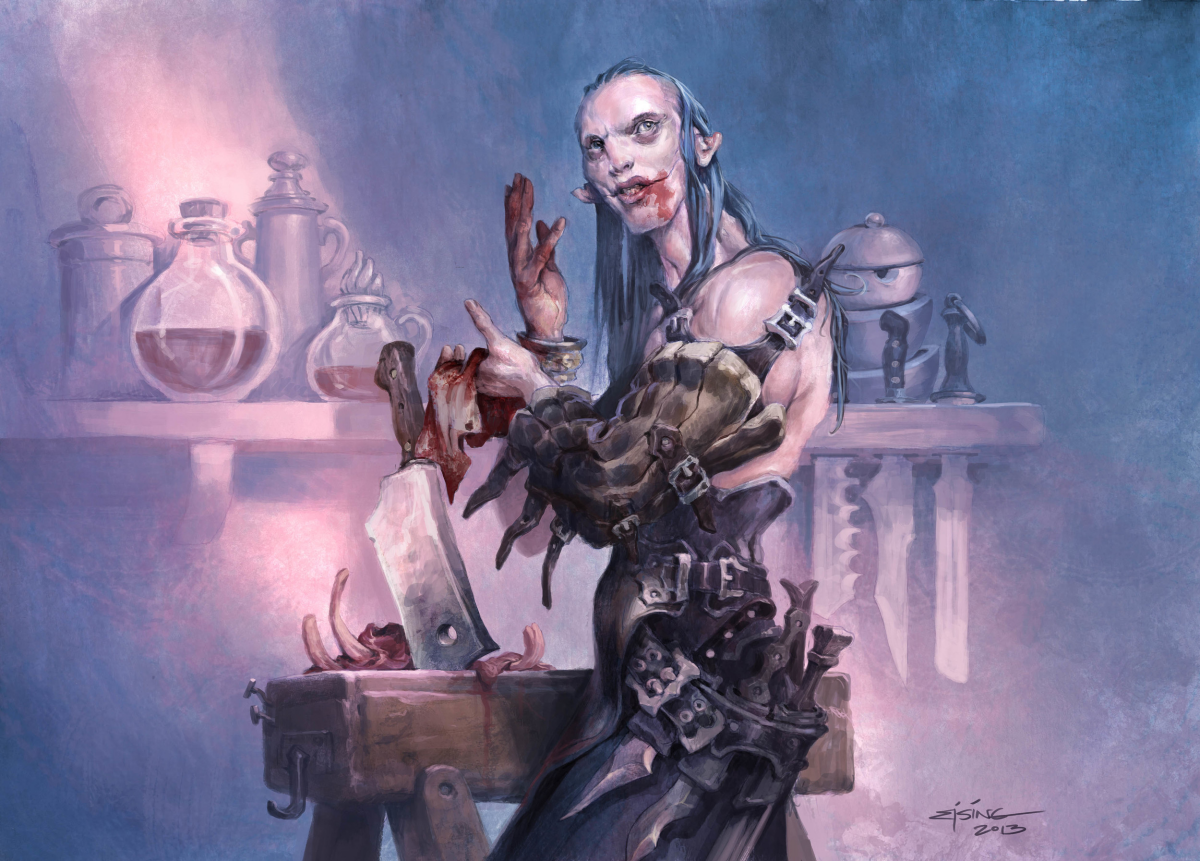 Множество красочных иллюстраций для карточной игры Magic the Gathering, создано художником Jesper Ejsing