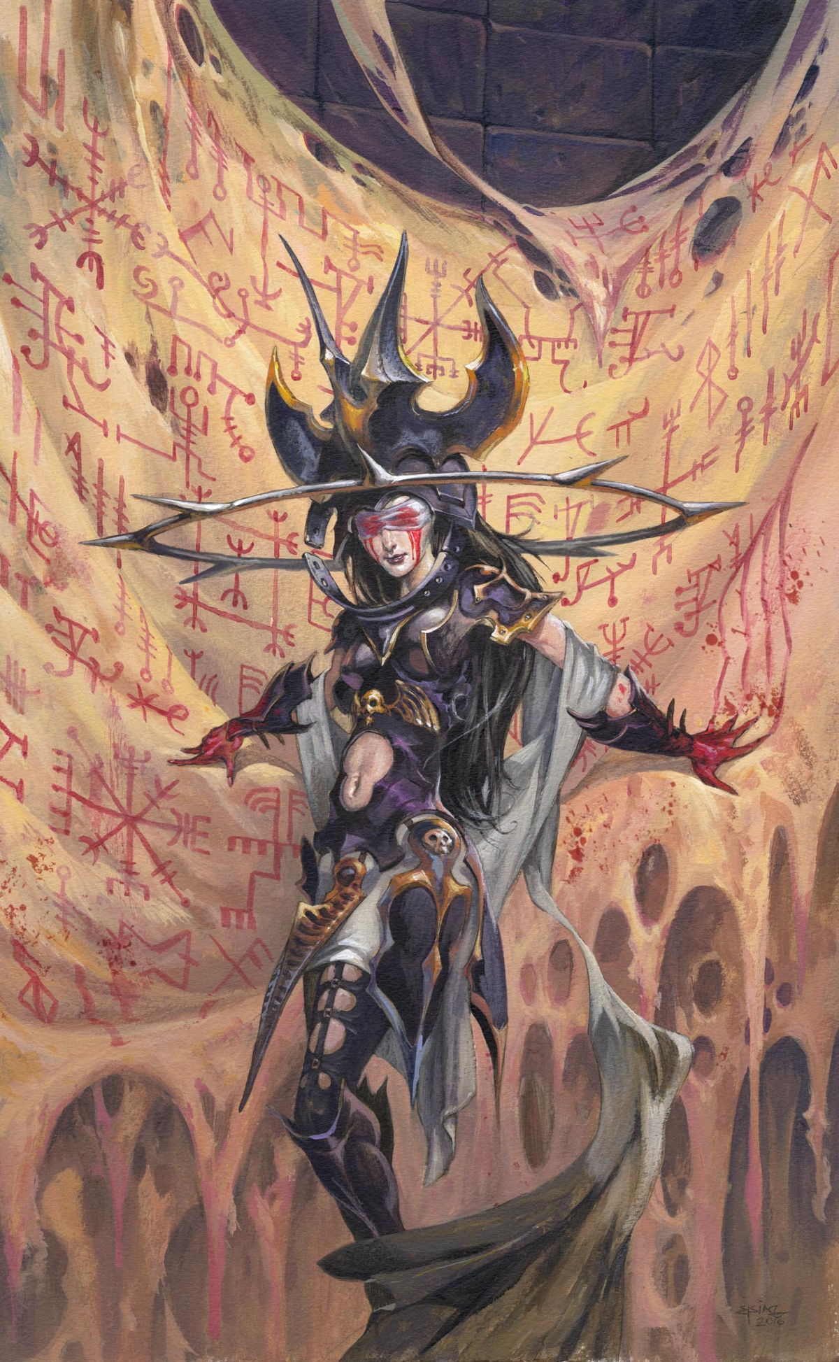 Множество красочных иллюстраций для карточной игры Magic the Gathering, создано художником Jesper Ejsing
