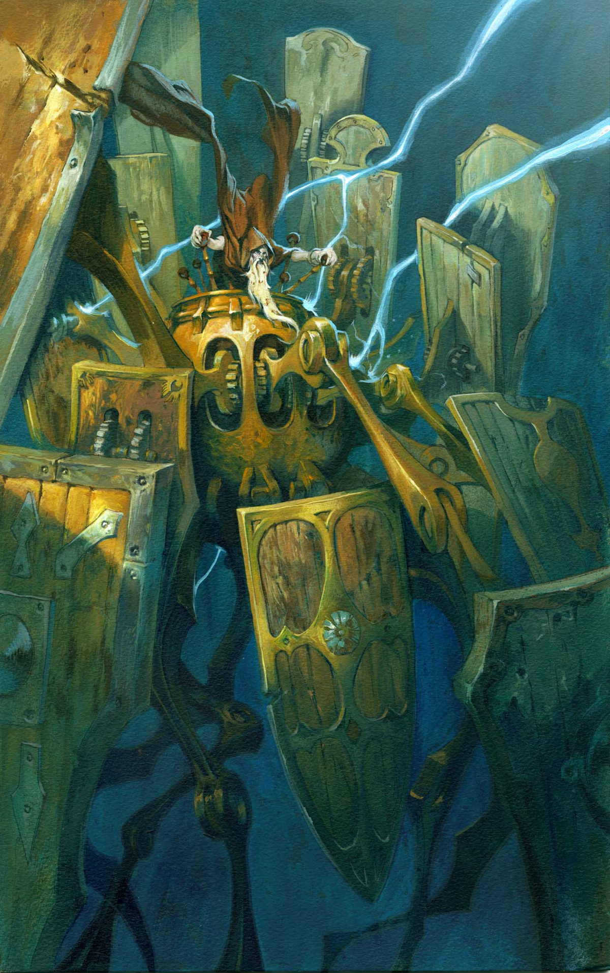 Множество красочных иллюстраций для карточной игры Magic the Gathering, создано художником Jesper Ejsing
