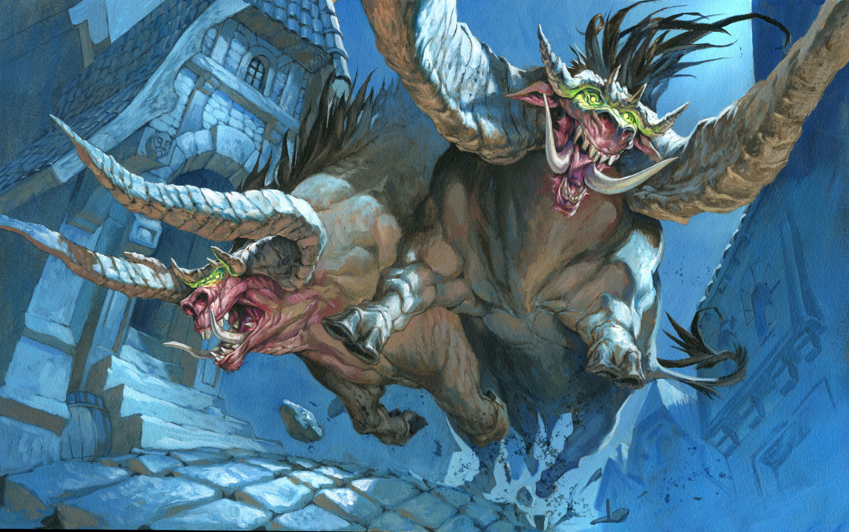 Множество красочных иллюстраций для карточной игры Magic the Gathering, создано художником Jesper Ejsing