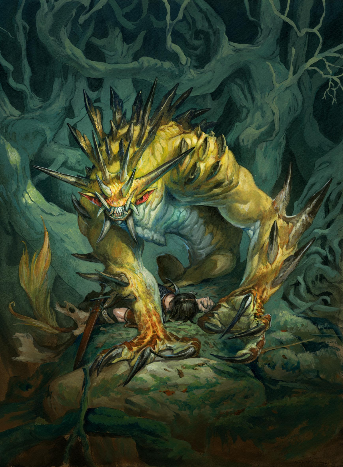 Множество красочных иллюстраций для карточной игры Magic the Gathering, создано художником Jesper Ejsing