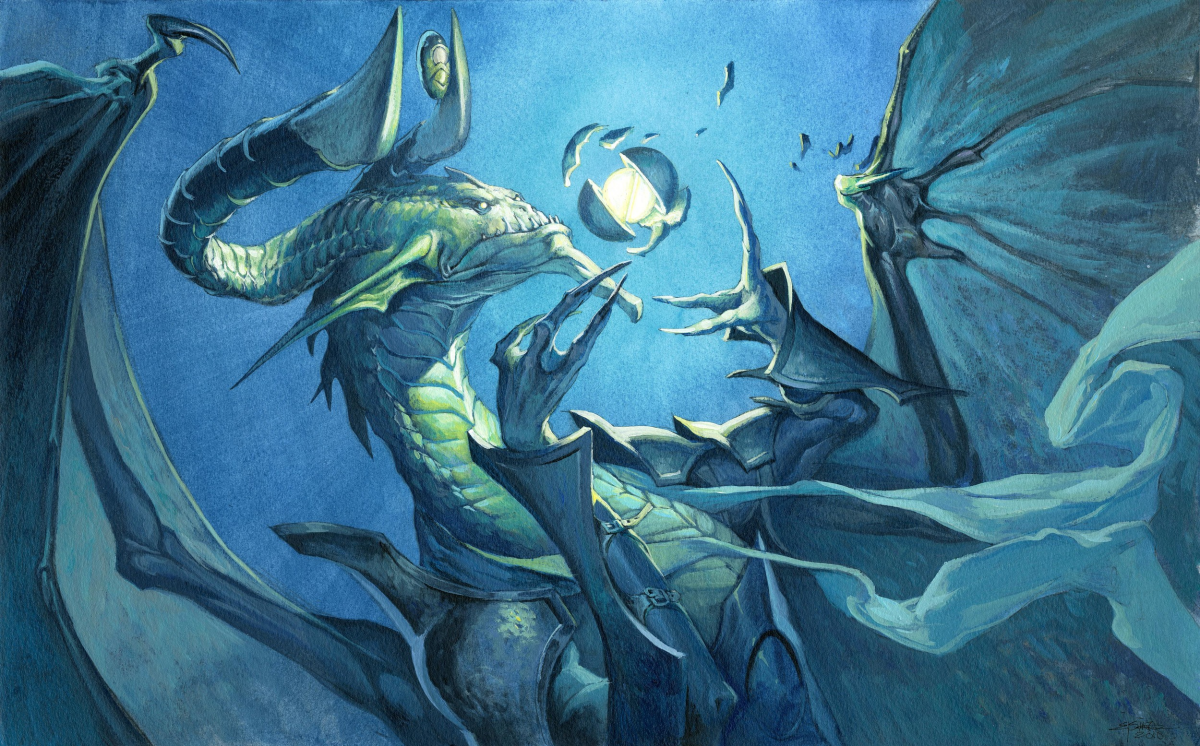 Множество красочных иллюстраций для карточной игры Magic the Gathering, создано художником Jesper Ejsing