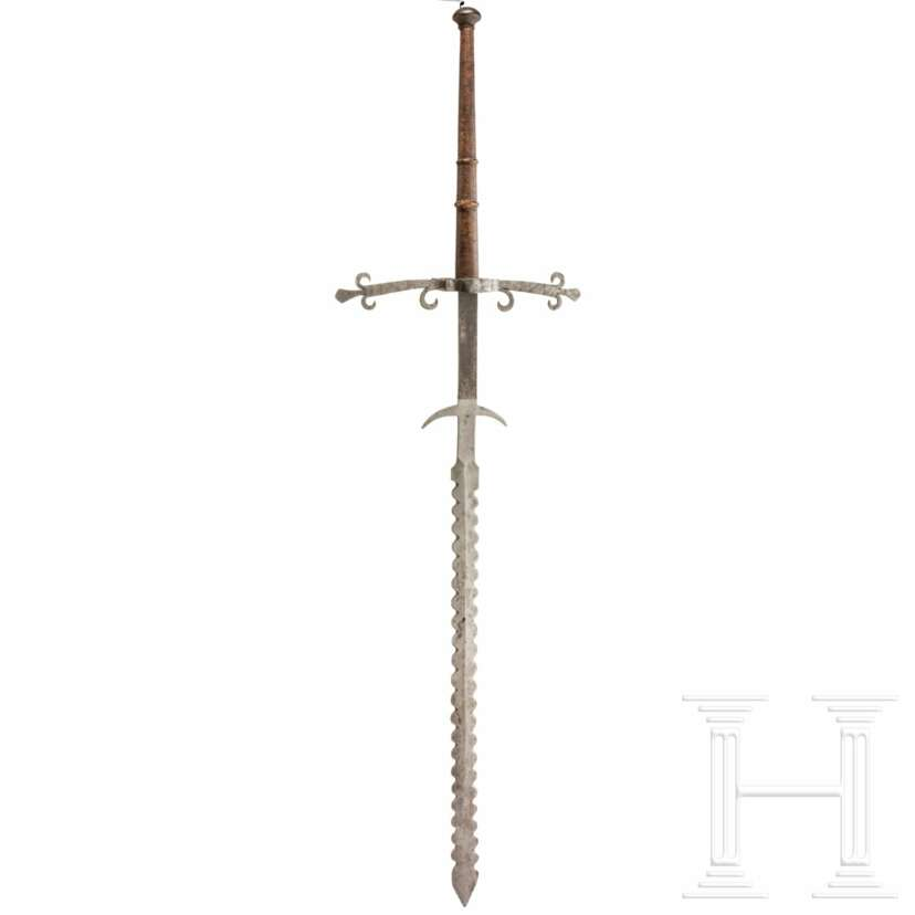 Южногерманский фламберг, 16 век (прим. 1580 г)