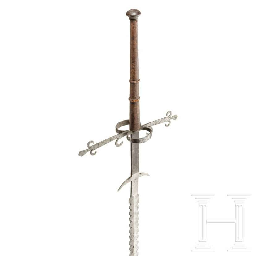 Южногерманский фламберг, 16 век (прим. 1580 г)