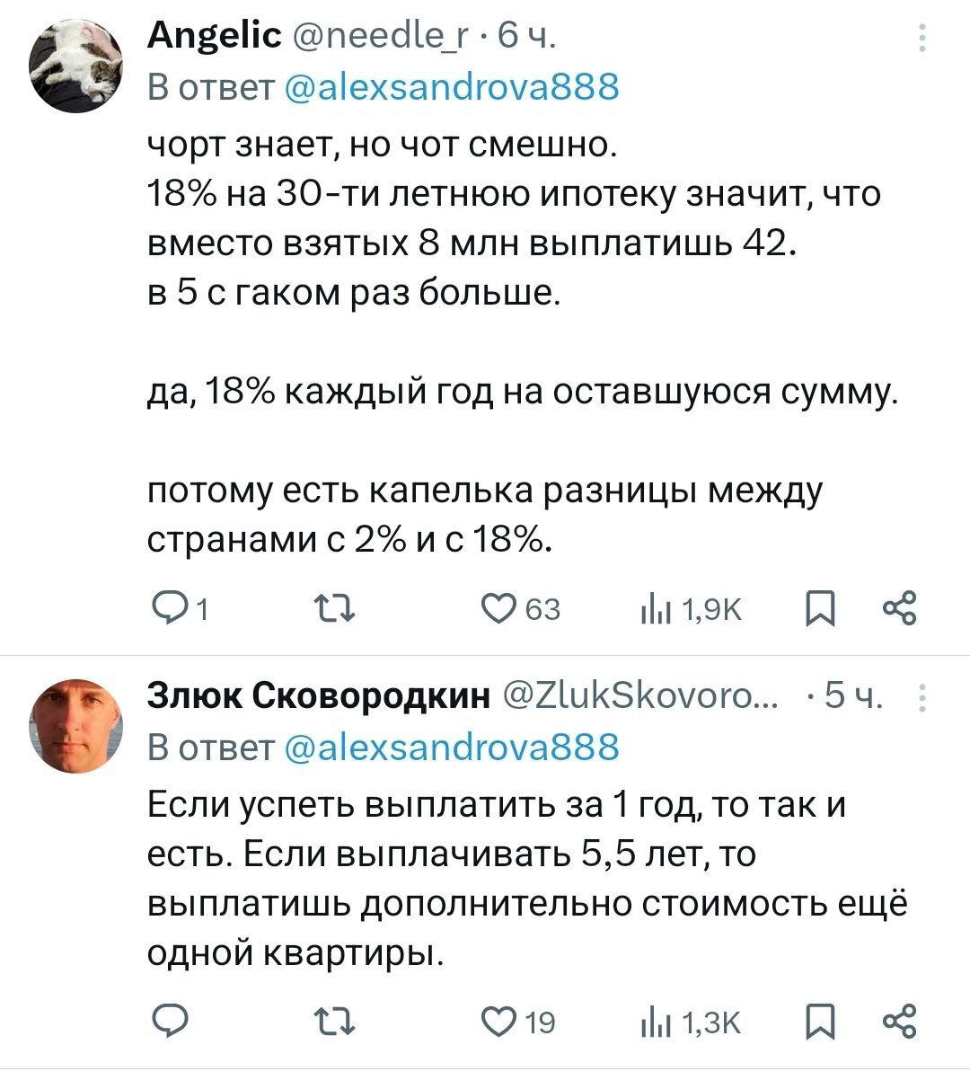 Зумеры открыли для себя удивительный мир ипотеки и с ужасом поняли, что проценты от суммы кредита нужно платить каждый год.