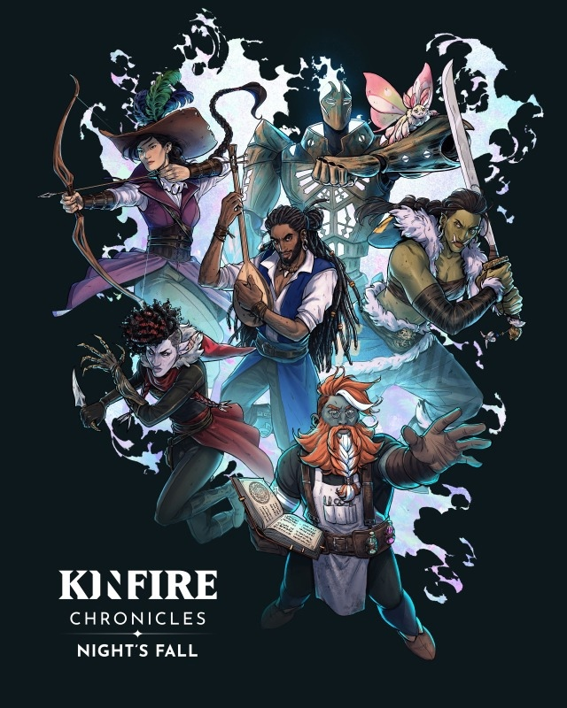 Персонажи настольной игры Kinfire Chronicles от художника Ron Koza