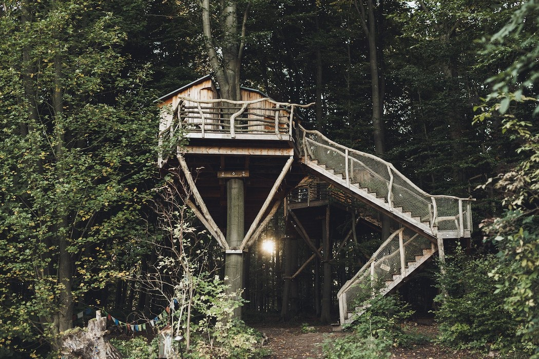 «Robin’s Nest Treehouse Hotel» - отель Питера Беккера на деревьях в лесах Германии