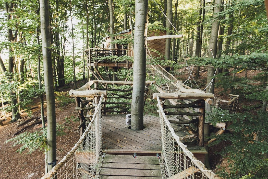 «Robin’s Nest Treehouse Hotel» - отель Питера Беккера на деревьях в лесах Германии