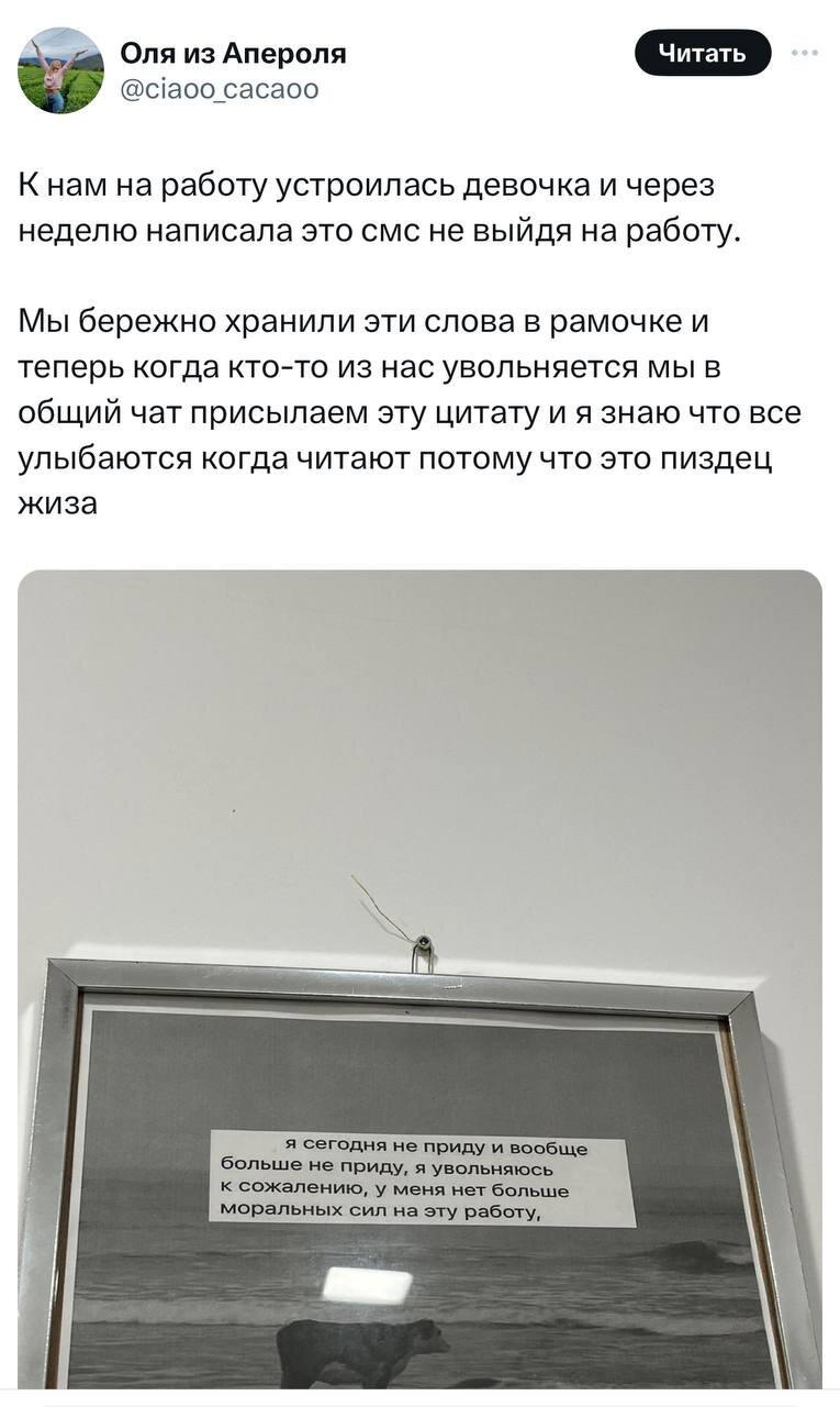 Девочка проработала в офисе всего неделю, но осталась в памяти коллег навсегда