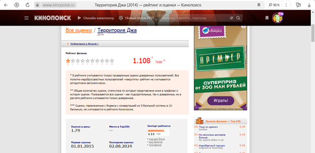 10 самых худших российских фильмов!!!