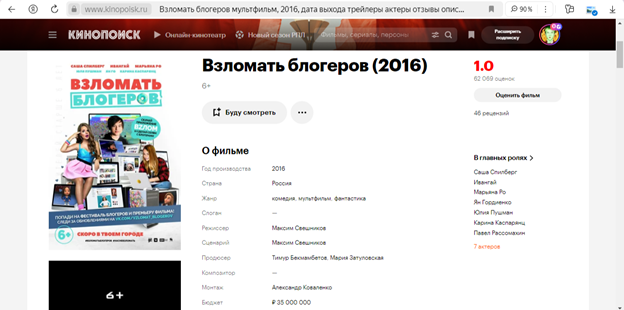 10 самых худших российских фильмов!!!