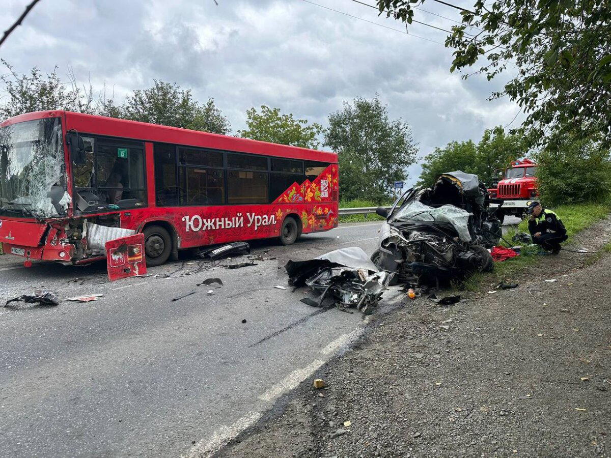 Момент гибели 18-летнего парня вчера в Златоусте