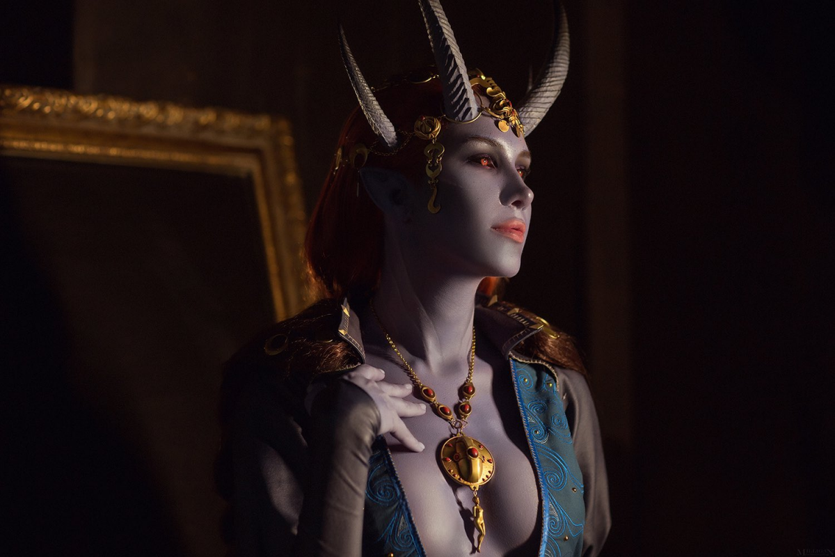 Еще один косплейный образ от Frau Haku. Полудьяволица Мизора из игры Baldur`s Gate 3