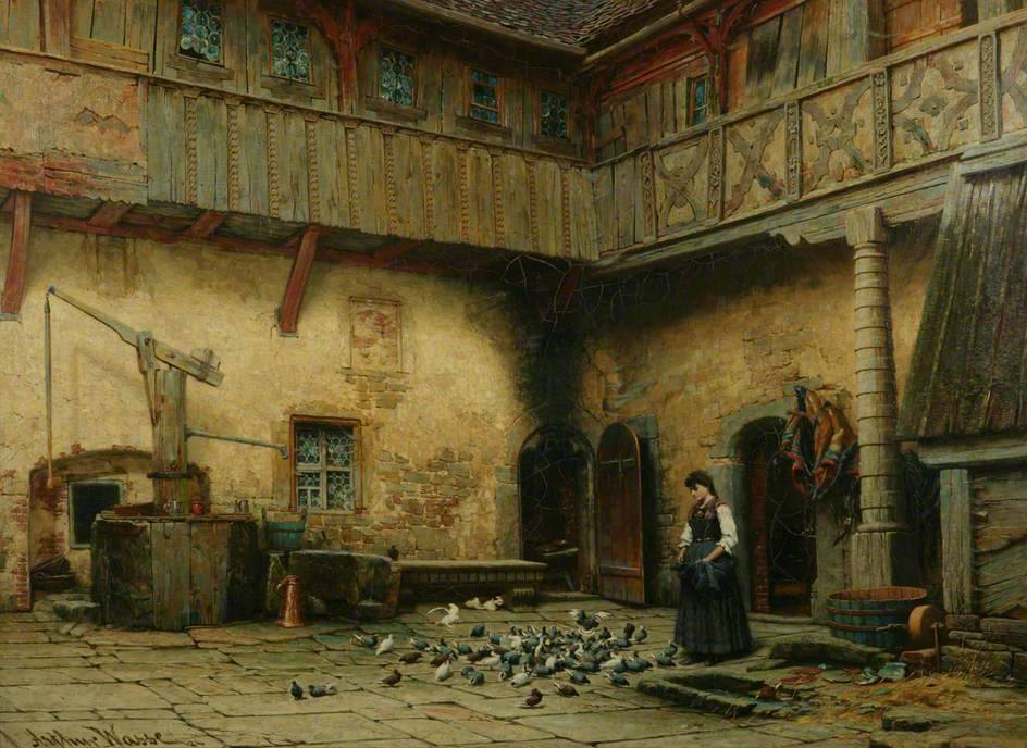 Прекрасные картины жизни прошлого в полотнах Артура Вассе (1854 - 1930 гг.)